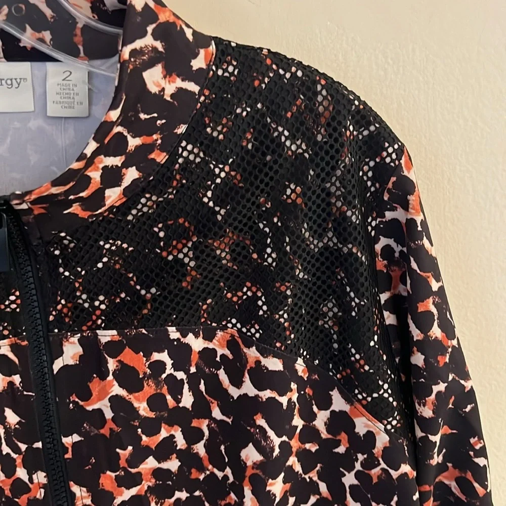 ZENERGY Neema Vivid‎ Animal Jacket Size L NWT By Chico’s